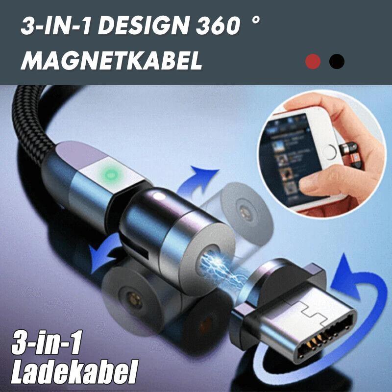 Glückstür™3-IN-1 DESIGN 360 ° Magnetkabel