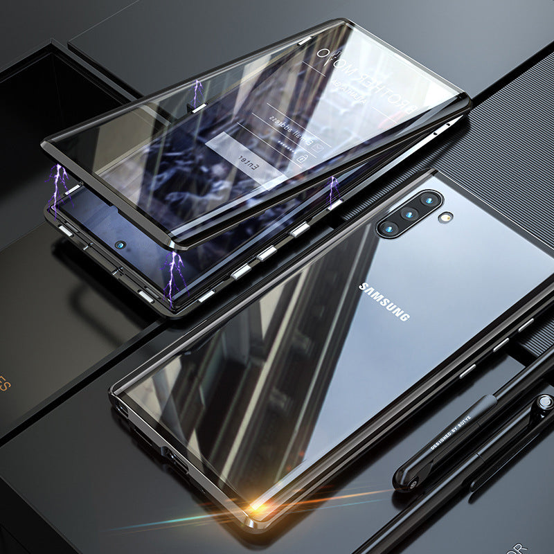 Magnetische gehärtete Handyhülle für Samsung