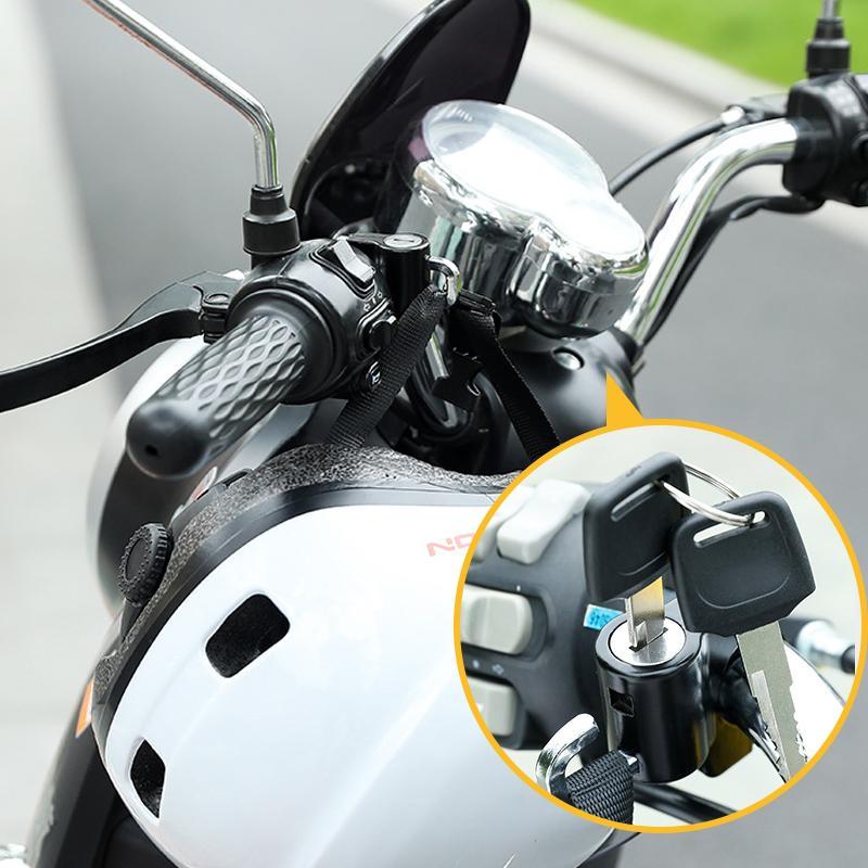 Multifunktionales Motorradhelm-Sicherheitsschloss