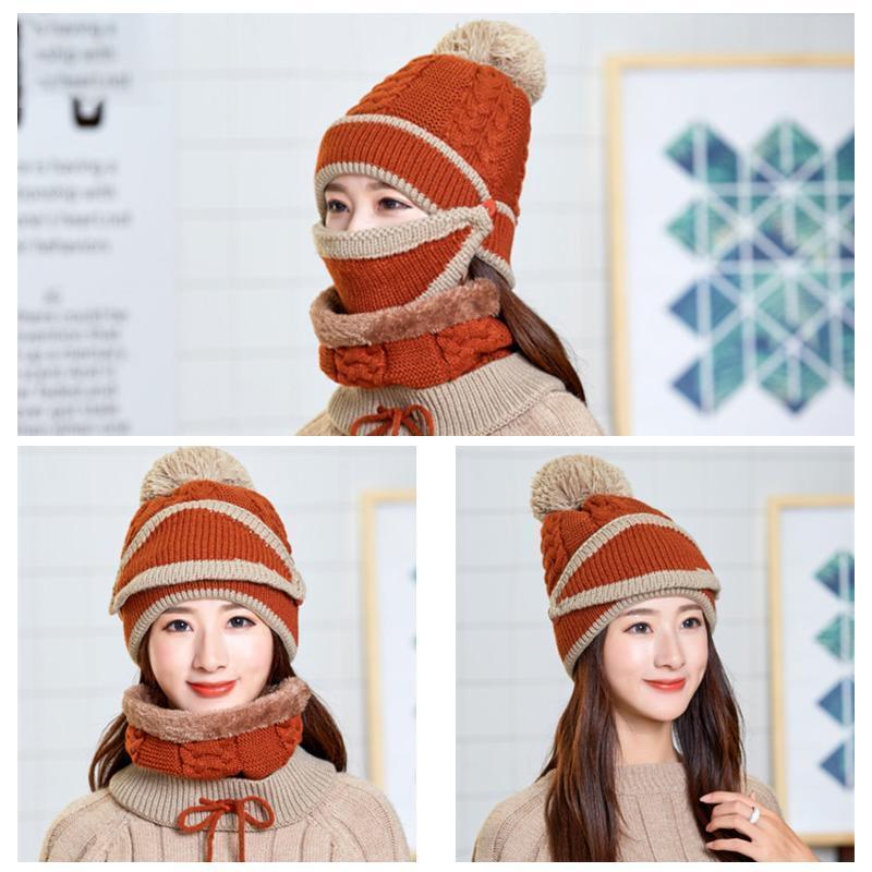 Damen Winter Mütze und Schal